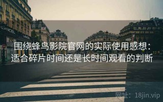 围绕蜂鸟影院官网的实际使用感想：适合碎片时间还是长时间观看的判断