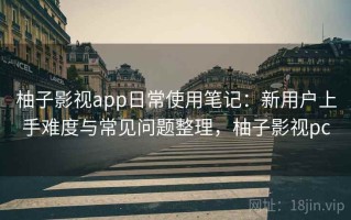 柚子影视app日常使用笔记：新用户上手难度与常见问题整理，柚子影视pc