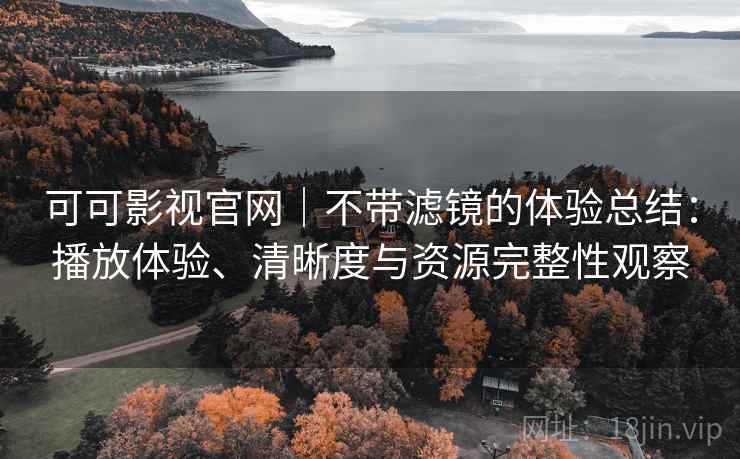 可可影视官网｜不带滤镜的体验总结：播放体验、清晰度与资源完整性观察-第2张图片