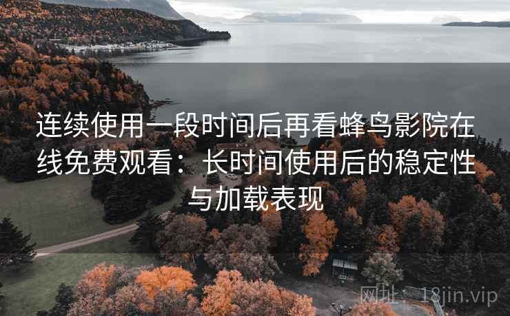 连续使用一段时间后再看蜂鸟影院在线免费观看：长时间使用后的稳定性与加载表现-第1张图片