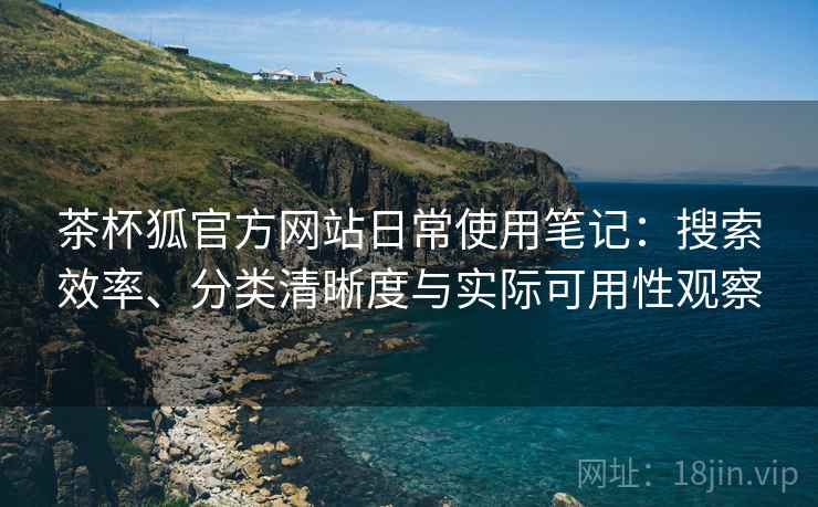 茶杯狐官方网站日常使用笔记：搜索效率、分类清晰度与实际可用性观察-第1张图片