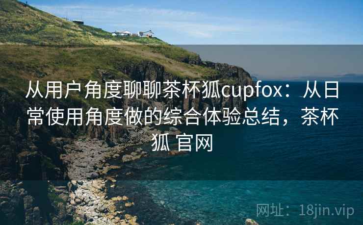 从用户角度聊聊茶杯狐cupfox：从日常使用角度做的综合体验总结，茶杯狐 官网-第2张图片
